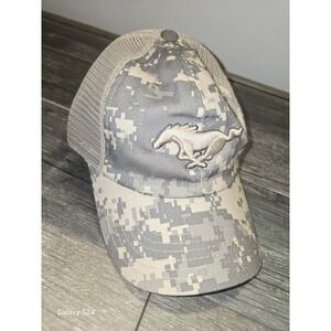 Hat Cap Ford Mustang Pony Digital Camo Mesh CFS
